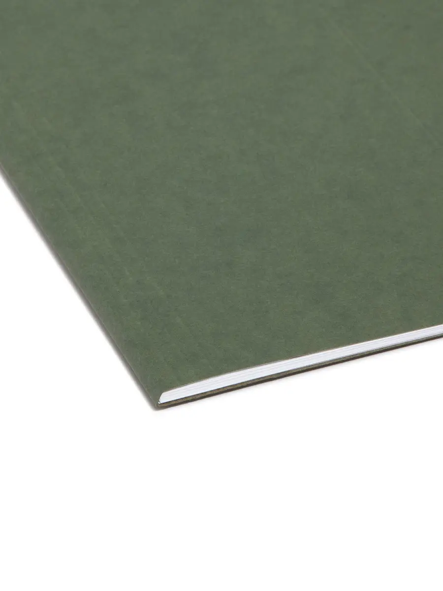 Smead Hanging File Folders Legal Size Standard Green 25 per Box (Pack of 5) | Made in USA with Recycled Content - view 5