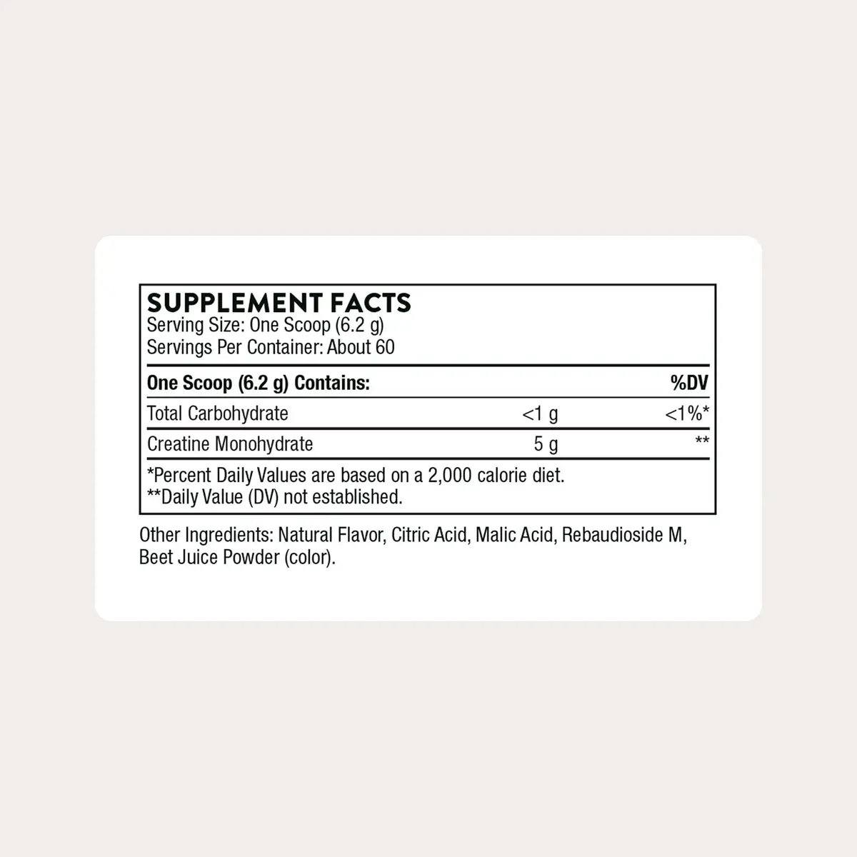 THORNE Creatine Micronized Creatine Monohydrate Powder Strawberry 5 g per Serving | NSF Certified for Sport - view 2