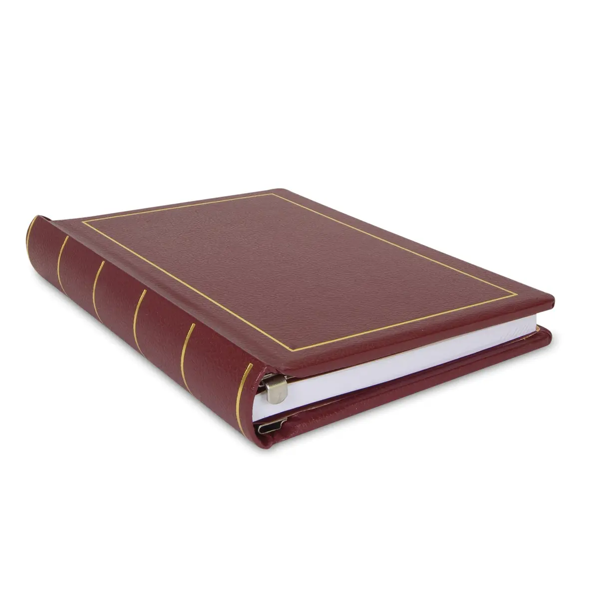 Wilson Jones Corporate Minute Book, Letter Size 8.5 x 11 Inches, 125 Pages/250 Sides, Red | Confidential Recordkeeping (102 chars) - view 6