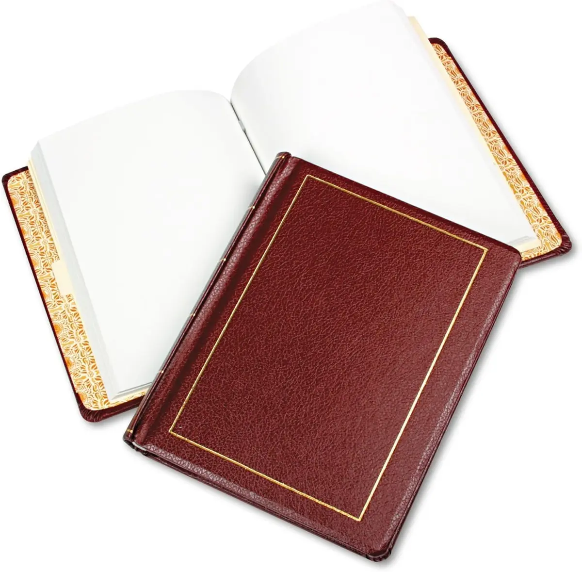 Wilson Jones Corporate Minute Book, Letter Size 8.5 x 11 Inches, 125 Pages/250 Sides, Red | Confidential Recordkeeping (102 chars) - main product image