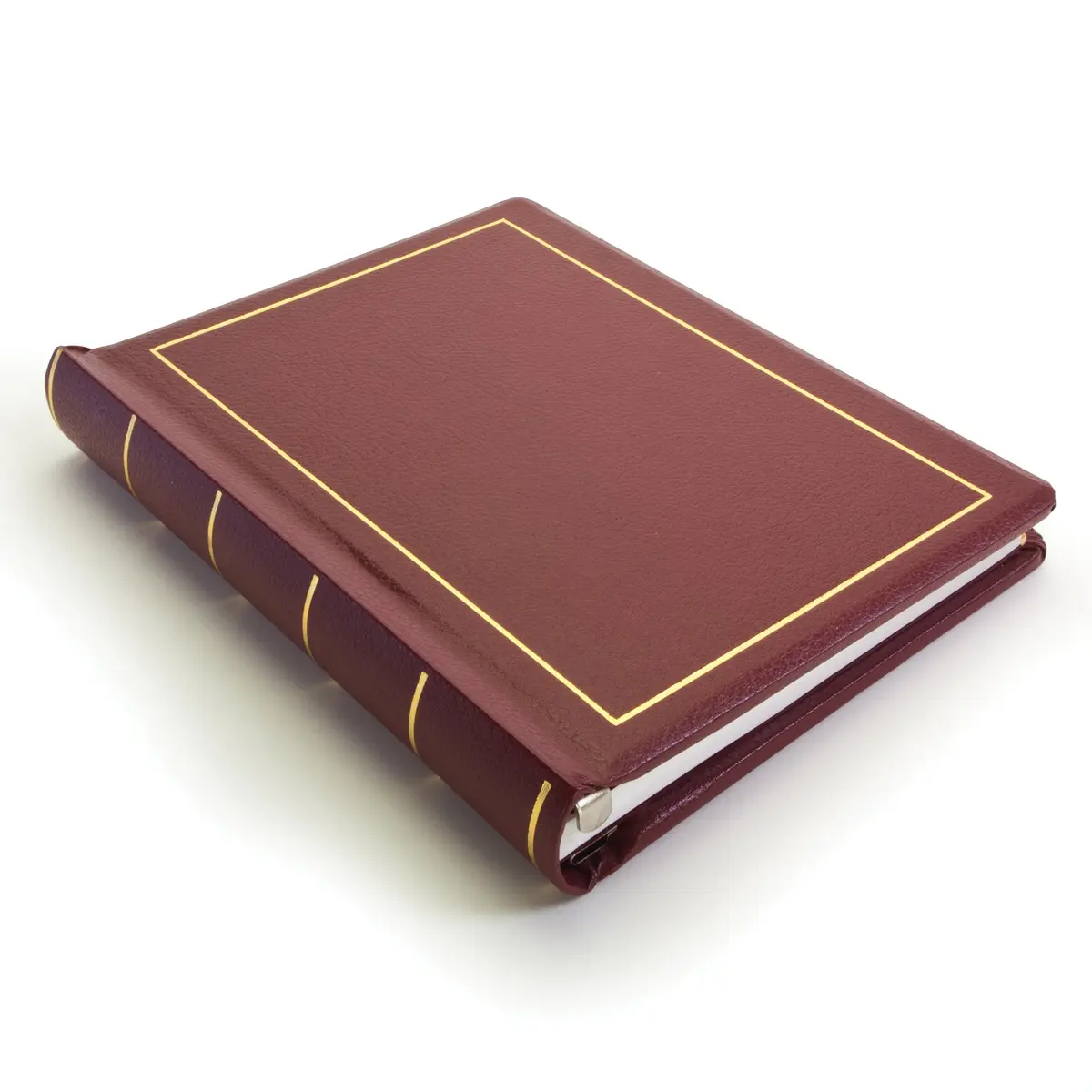 Wilson Jones Corporate Minute Book, Letter Size 8.5 x 11 Inches, 125 Pages/250 Sides, Red | Confidential Recordkeeping (102 chars) - view 7