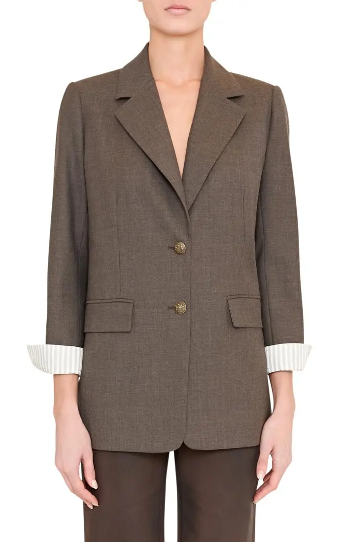 Kobi Halperin Forrest Jacket Brown X-Large | Effortless Luxury, Flattering Fit - main product image
