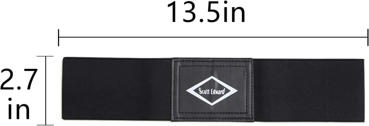 Scott Edward Black Golf Swing Training Aid with Arm Band | XL Size (35cm+ arm circumference) - view 2