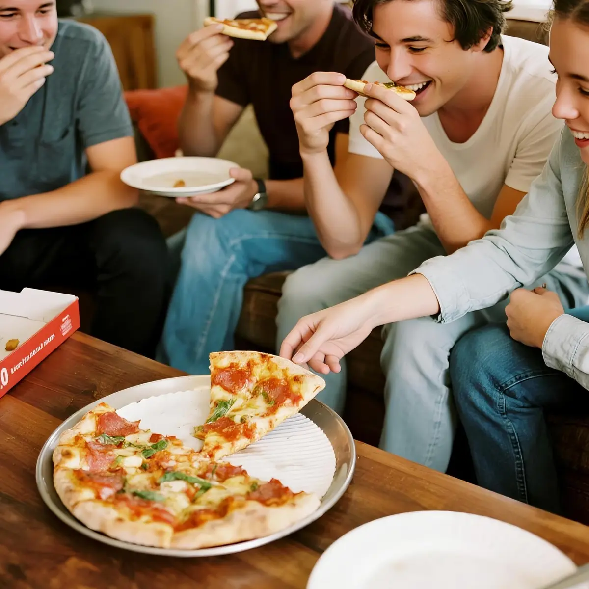 AWTBDP 12 Inch Pizza Pan Set of 3 | Non-Stick Stainless Steel Bakeware for Oven - view 7