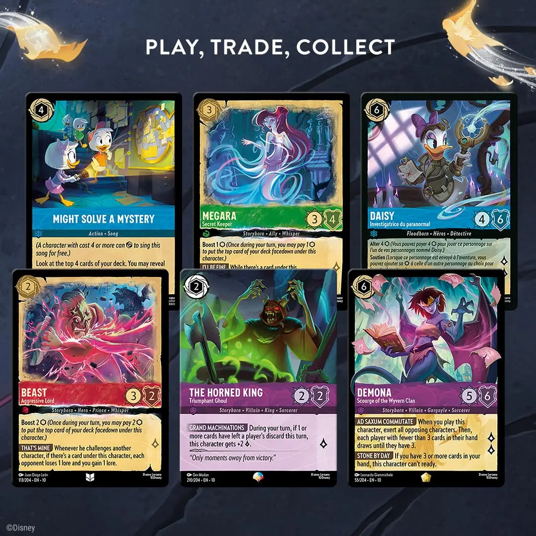 Ravensburger Disney Lorcana TCG: Whispers in the Well Single-Player Deck - Sapphire & Steel | Engaging Disney Artwork for Ages 8+ - view 4