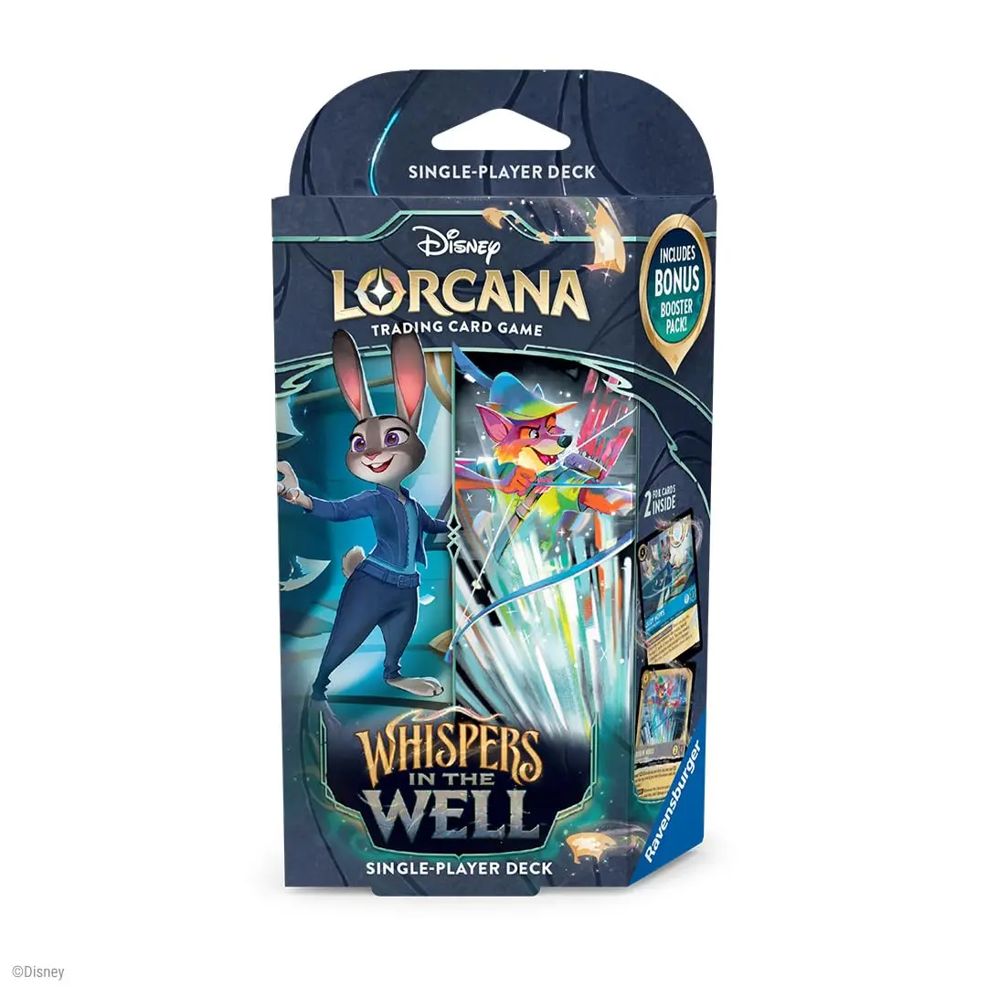 Ravensburger Disney Lorcana TCG: Whispers in the Well Single-Player Deck - Sapphire & Steel | Engaging Disney Artwork for Ages 8+ - view 6