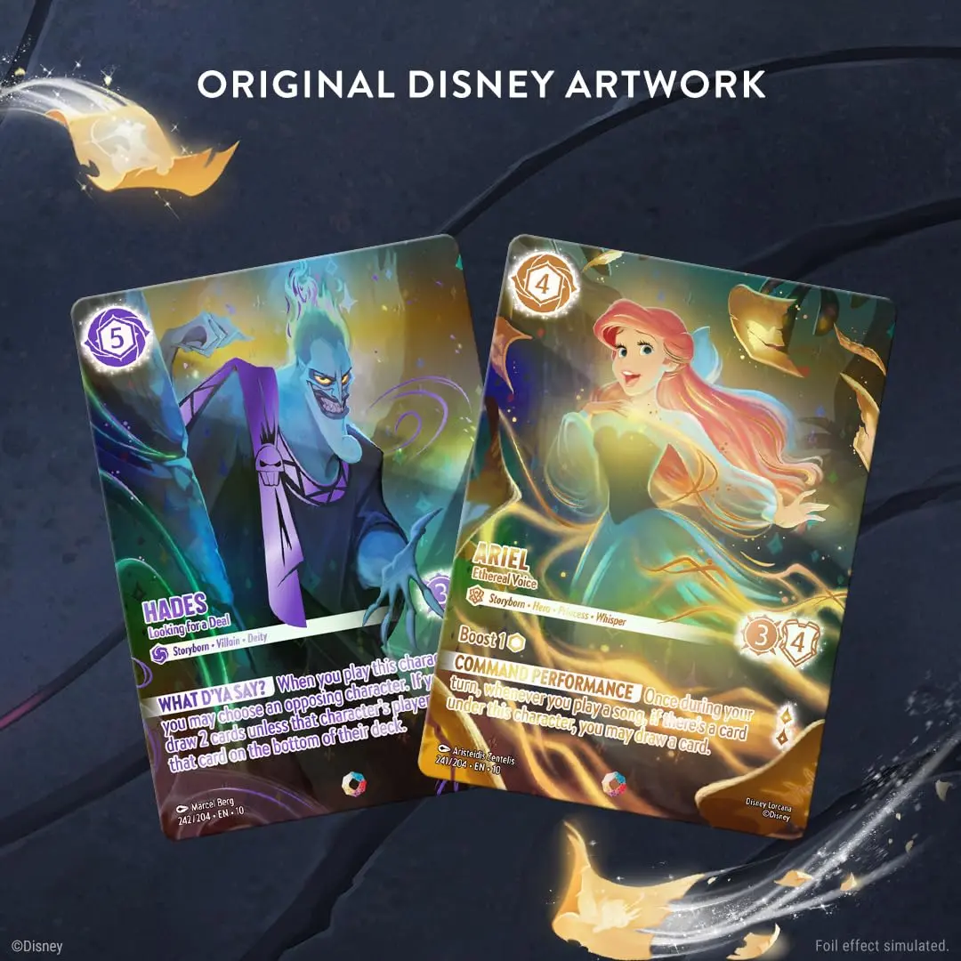 Ravensburger Disney Lorcana TCG: Whispers in the Well Single-Player Deck - Sapphire & Steel | Engaging Disney Artwork for Ages 8+ - view 3