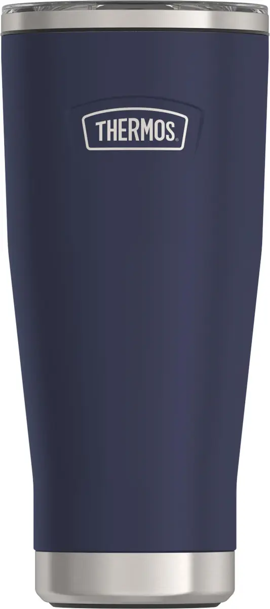 THERMOS Icon Series Stainless Steel Tumbler with Slide Lock, 532ml (18 Ounce), Mystic Navy | Keeps Drinks Hot or Cold for Hours - main product image