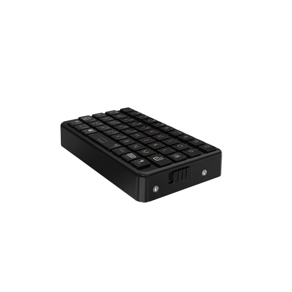 EXknight Mini Bluetooth Keyboard - Retro Clicky Style, Black | Compact Wireless Mechanical Keyboard for Tablets & Phones - view 7