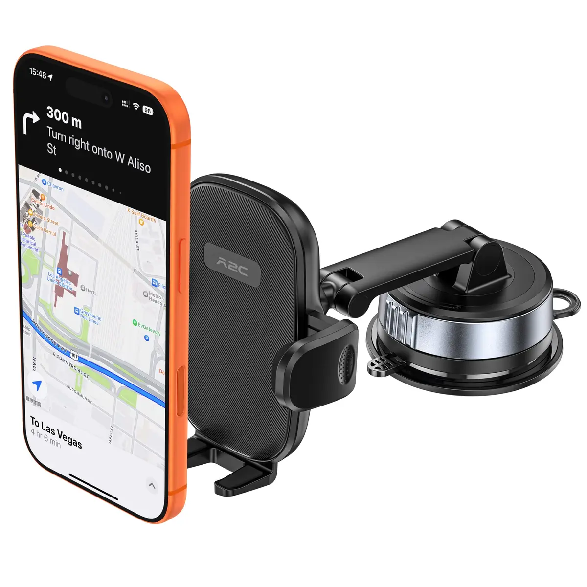APPS2Car Phone Holder for Car Dashboard & Windshield | Twist-Gel-Lock Suction, 360° Rotation, Heavy-Duty Compatibility - main product image