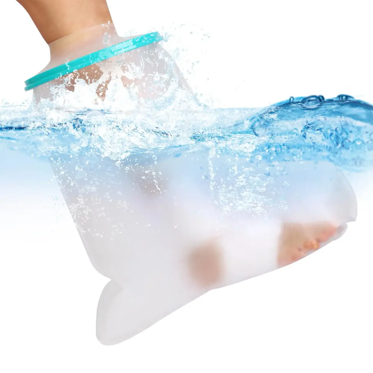 CIVJET Green Cast Cover for Foot | FDA Approved Medical Grade - view 2