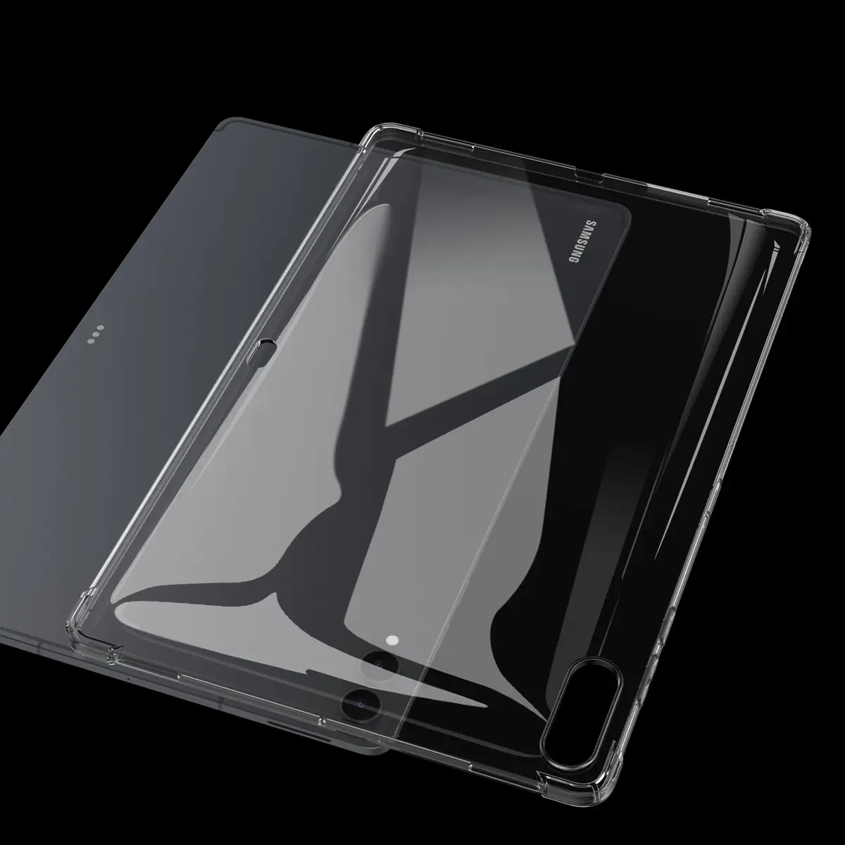 Ltezixal Transparent TPU Case for Samsung Galaxy Tab S11 Ultra/S12 Ultra | Anti-Scratch Drop Bumper - view 5
