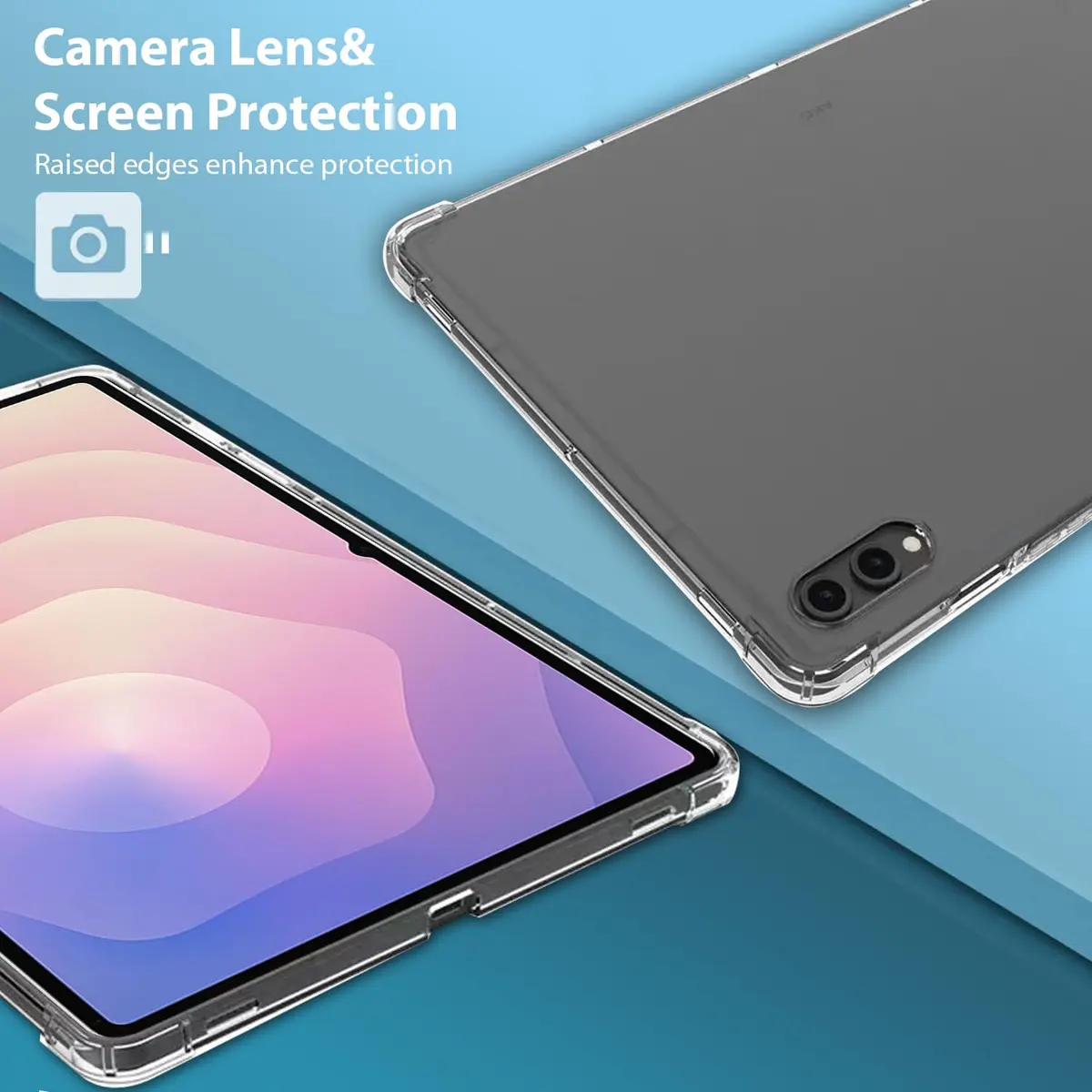 Ltezixal Transparent TPU Case for Samsung Galaxy Tab S11 Ultra/S12 Ultra | Anti-Scratch Drop Bumper - view 6