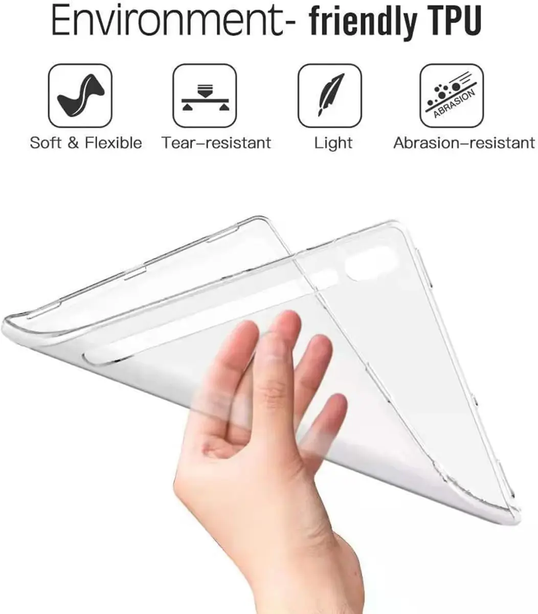 Ltezixal Transparent TPU Case for Samsung Galaxy Tab S11 Ultra/S12 Ultra | Anti-Scratch Drop Bumper - view 3