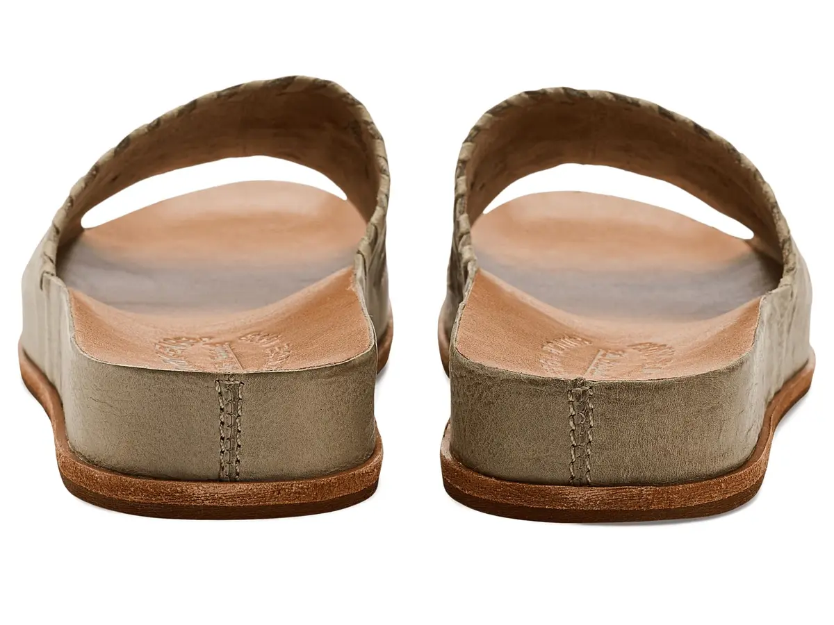 BORN Tutsi Woven Sandal Light Green 11 US | Retro-Chic Platform with Leather & Microfiber - view 7