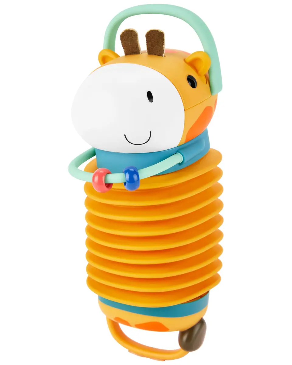 Skip Hop Accordion Musical Baby Toy, Jungle Beats Giraffe | Soft Rubber & Teething Friendly - main product image