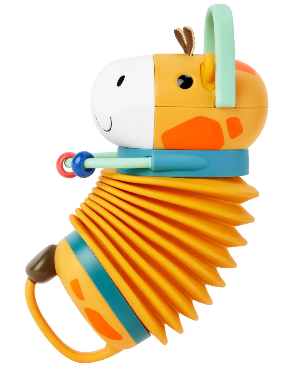 Skip Hop Accordion Musical Baby Toy, Jungle Beats Giraffe | Soft Rubber & Teething Friendly - view 5