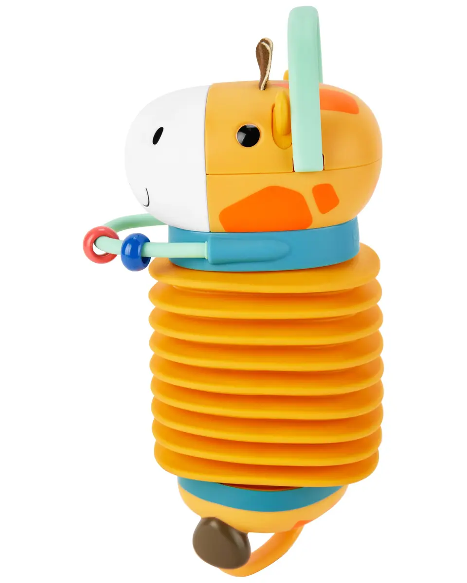 Skip Hop Accordion Musical Baby Toy, Jungle Beats Giraffe | Soft Rubber & Teething Friendly - view 2
