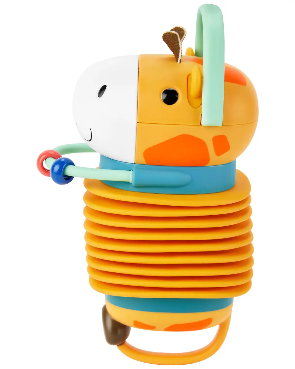 Skip Hop Accordion Musical Baby Toy, Jungle Beats Giraffe | Soft Rubber & Teething Friendly - view 3