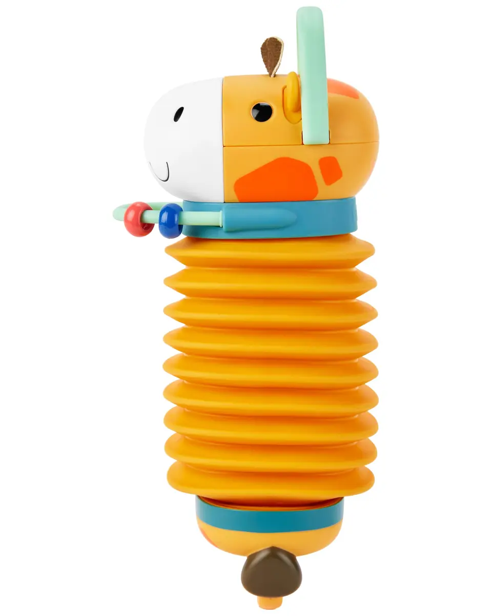 Skip Hop Accordion Musical Baby Toy, Jungle Beats Giraffe | Soft Rubber & Teething Friendly - view 4