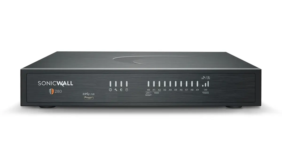 SonicWall TZ280 2.5 Gbps Firewall | Secure Upgrade Plus 2-Yr NGFW - main product image
