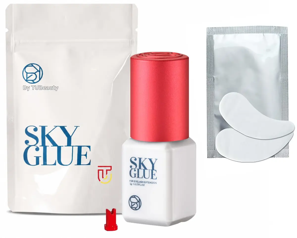 TUBeauty Sky Glue S+ Eyelash Extension Adhesive 5ml (0.17 Fl Oz) | Fast Drying 1-2s, 6-8 Weeks Retention - main product image