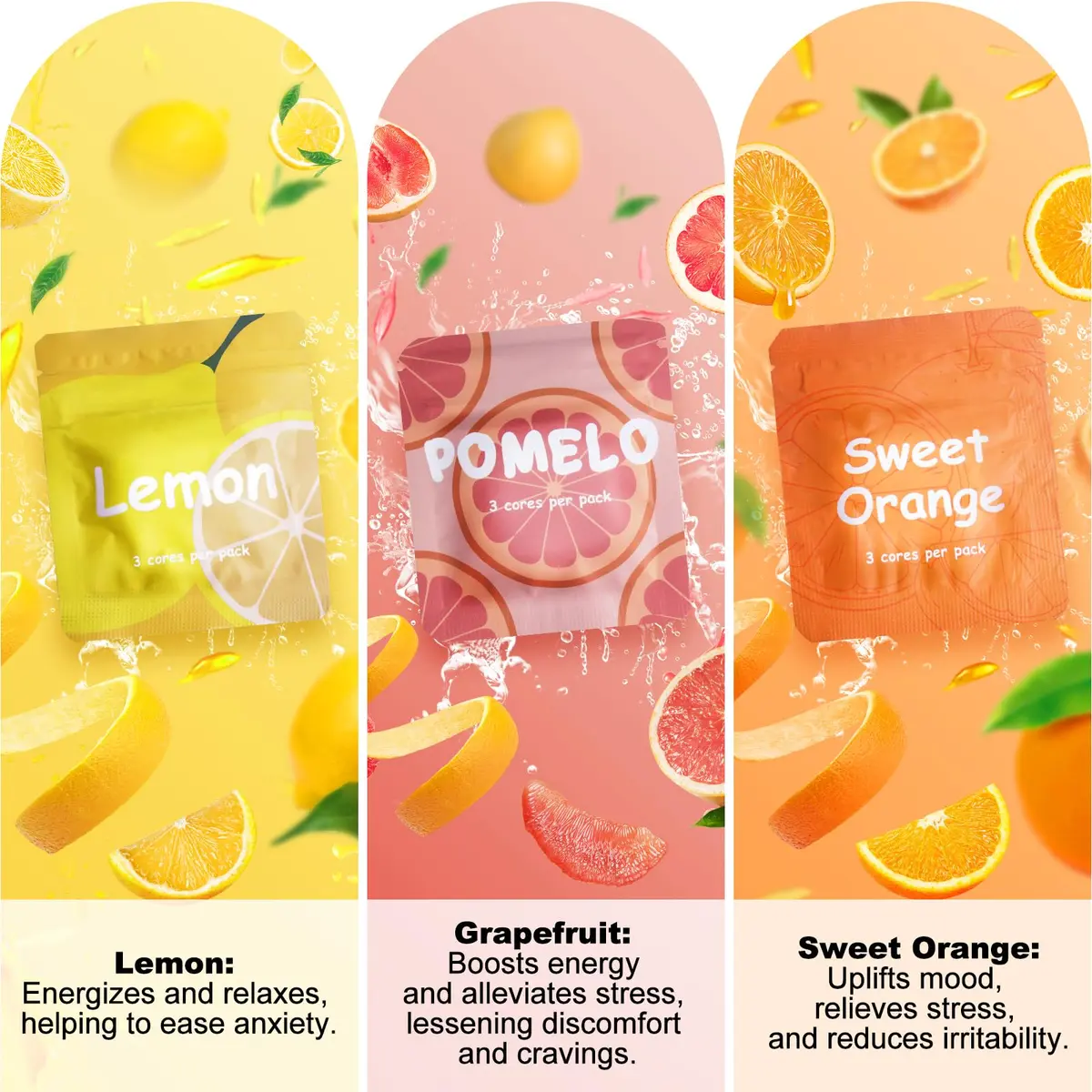 ASTOFLI Pomelo Orange Lemon Flavored Breathing Necklace for Quitting Smoking | 1 Unit - view 4