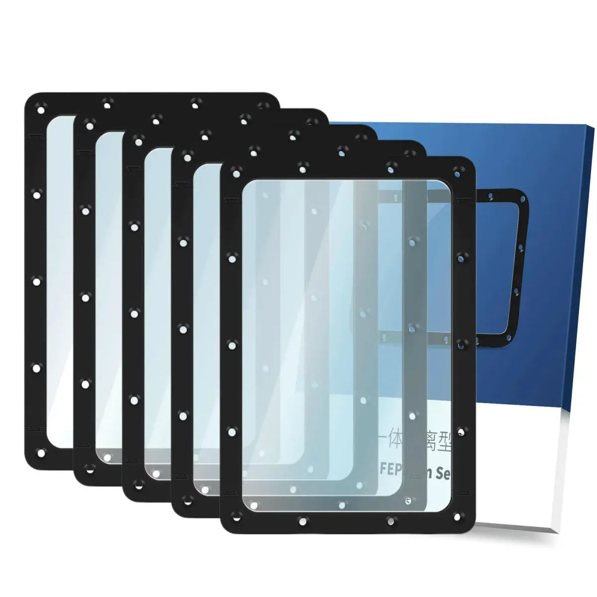 CHINDRAG Integrated FEP Release Film 5-Pack for Anycubic Photon 3D Printers | 173x115.4mm - main product image