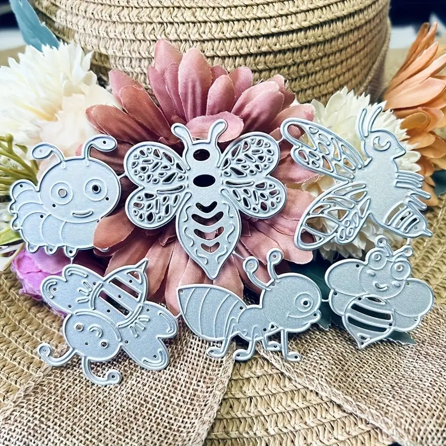 Trdxxx Bee Metal Cutting Dies 8.3cm (3.27") | Crafting & Card Making Stencil - view 13