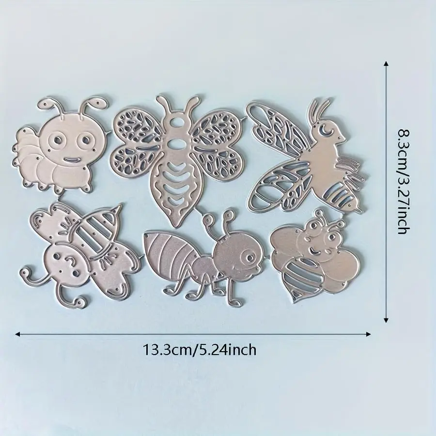 Trdxxx Bee Metal Cutting Dies 8.3cm (3.27") | Crafting & Card Making Stencil - view 6