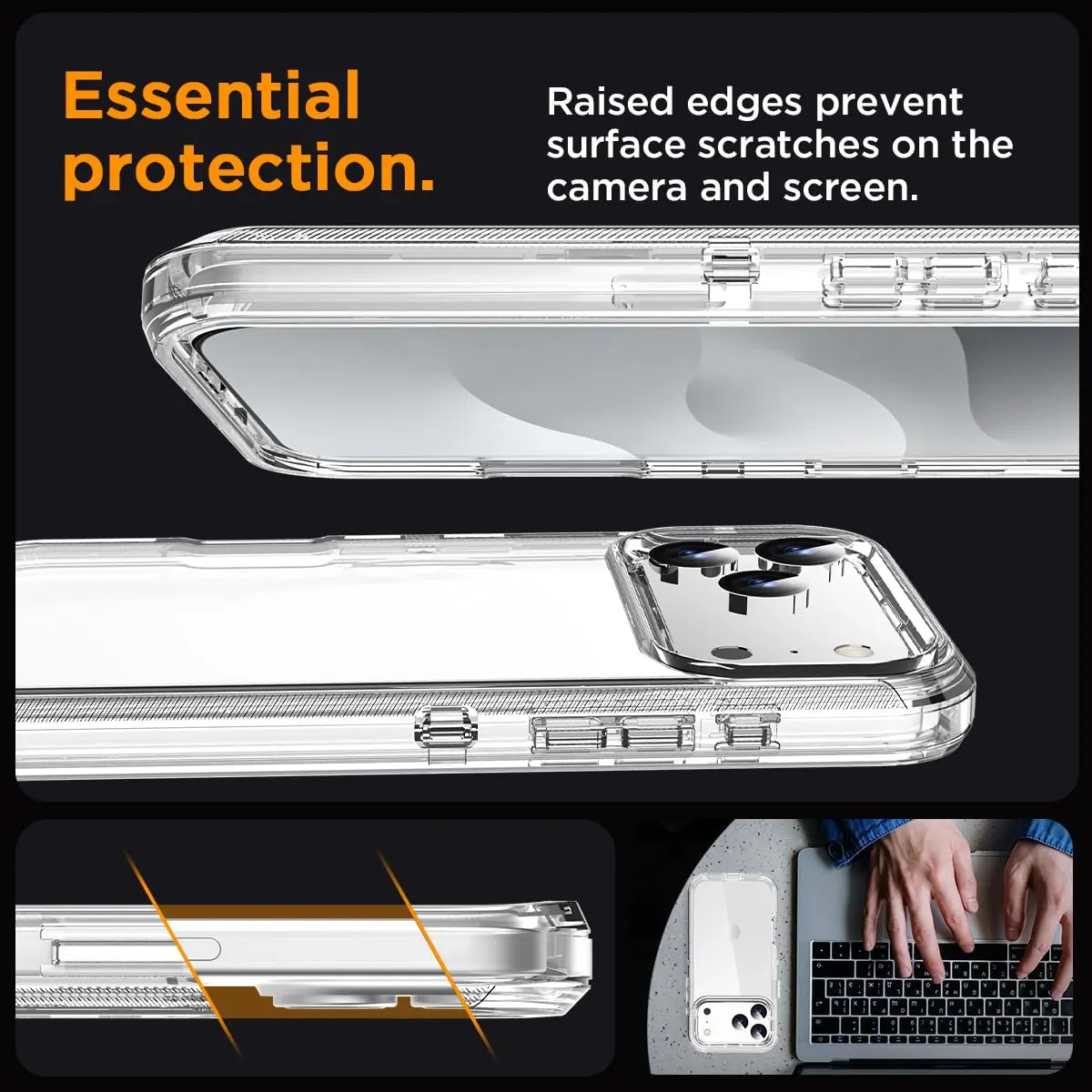 AICase for iPhone 17 Pro Max Case Clear 3 in 1 Heavy Duty Drop Protection 6.3" | Rugged Shockproof Full Body - view 4