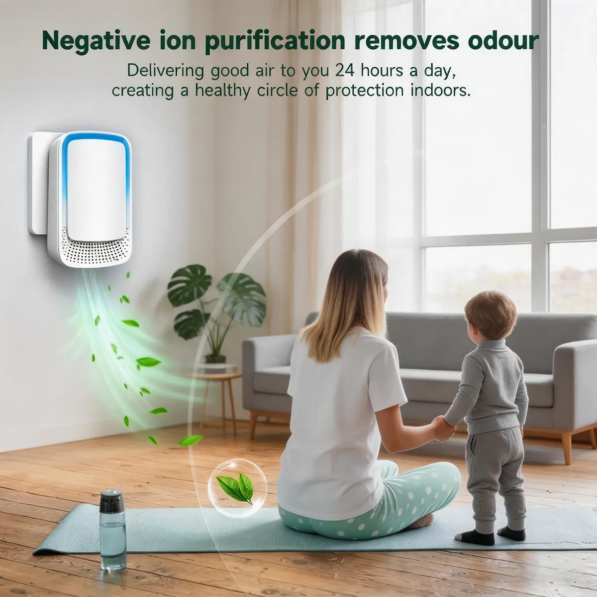 JOSTART Air Ionizers for Home 6 Pack | Filterless Negative Ion Air Purifier - view 5