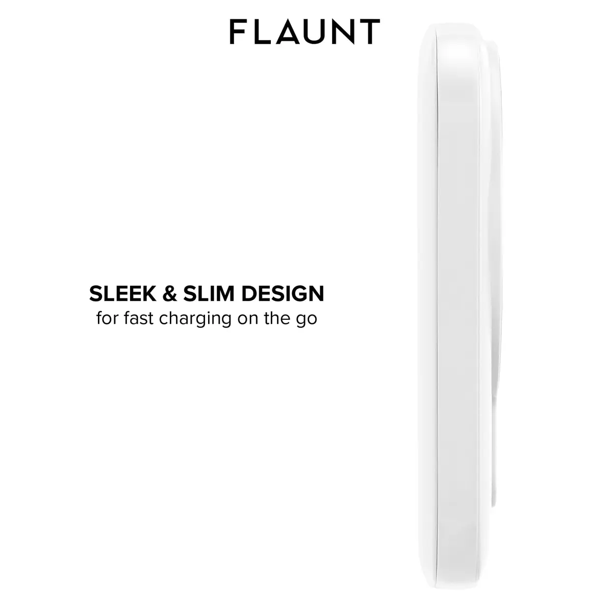 FLAUNT Wireless Power Bank 5000mAh | MagSafe & USB-C Portable Charger with LED Indicator - view 3