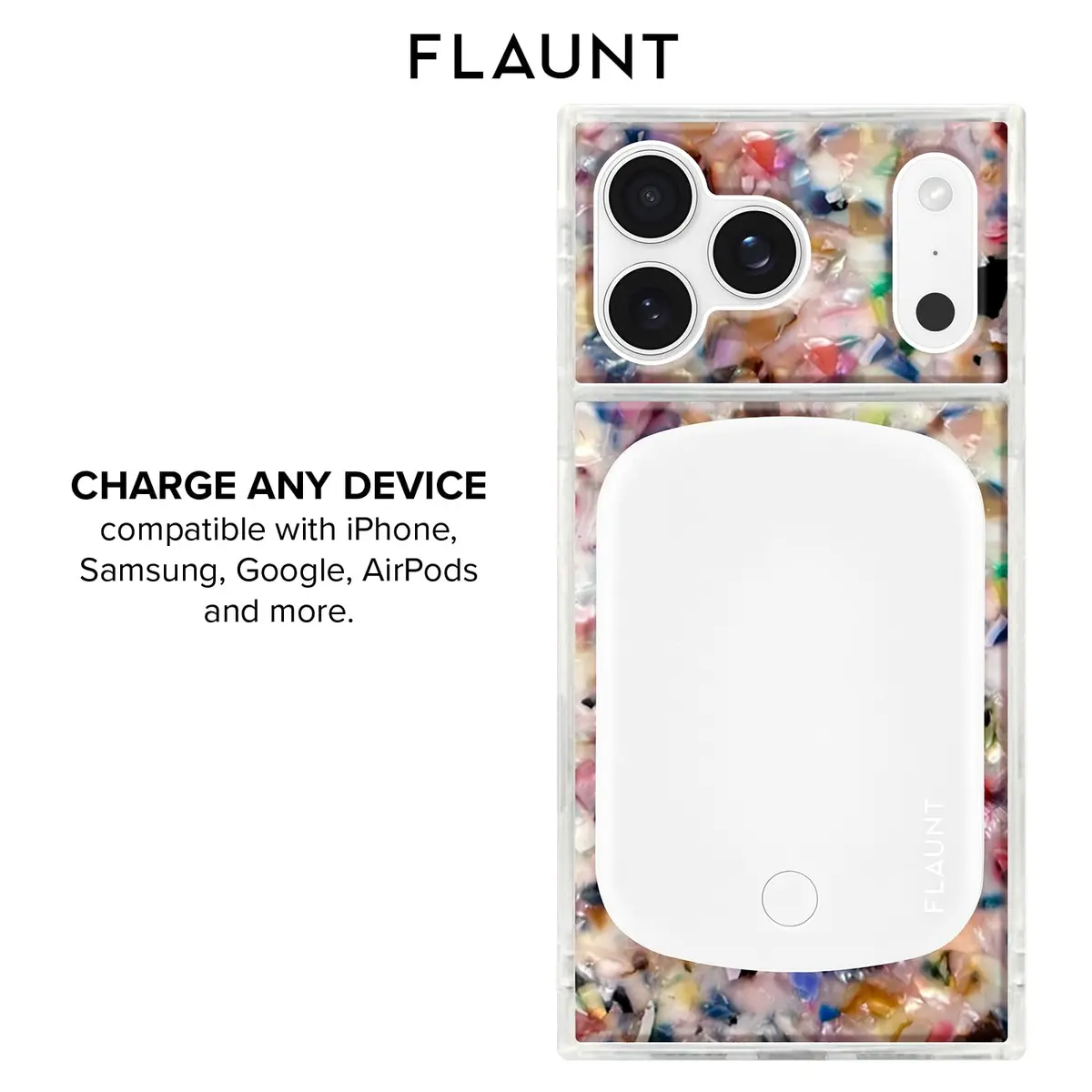FLAUNT Wireless Power Bank 5000mAh | MagSafe & USB-C Portable Charger with LED Indicator - view 4