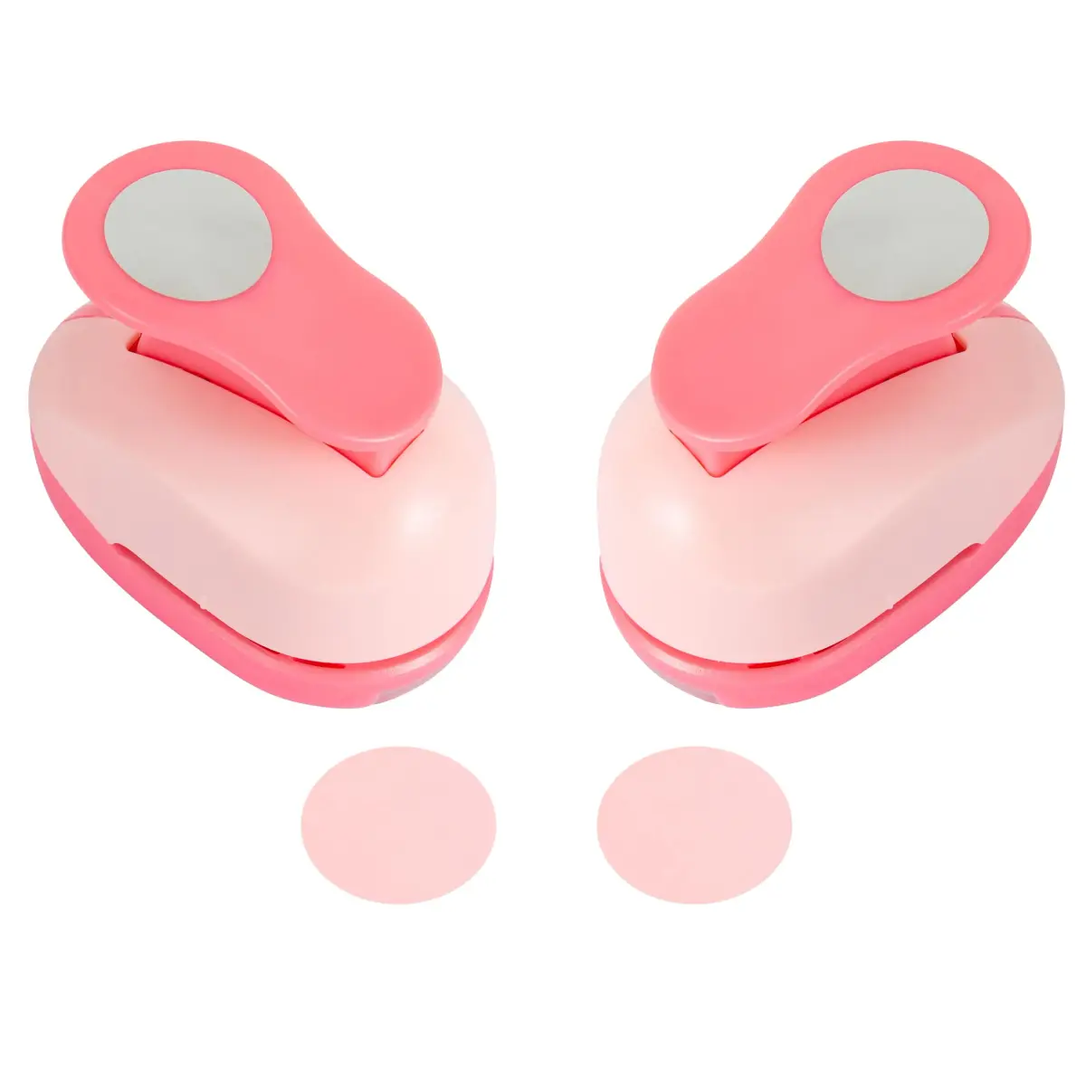 QIQQIKIN 1-Inch Circle Paper Punch Pink | Heavy Duty Craft Tool for Scrapbooking, Card Making, Gift Tags, Invitations - view 2