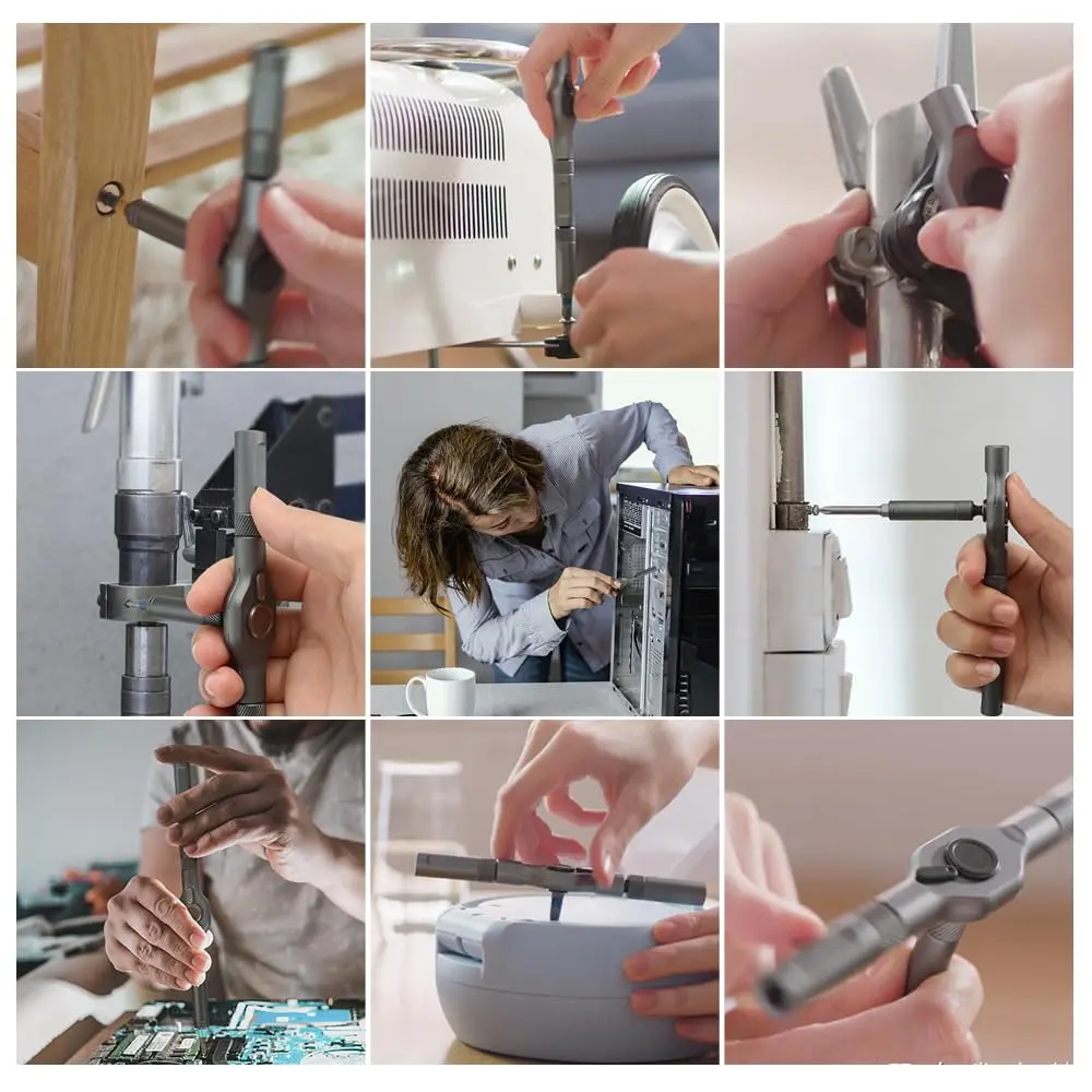 ANVANNA 42 in 1 Magnetic Screwdriver Set | Multi Bit, Compact & Portable (70-120 chars) - view 7