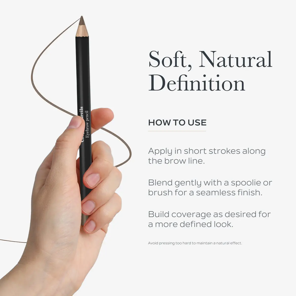 SOTHYS Eyebrow Pencil 20 Brun Waterproof & Precise, Natural Finish, 10g | Buildable Coverage for Medium to Dark Brows - view 6
