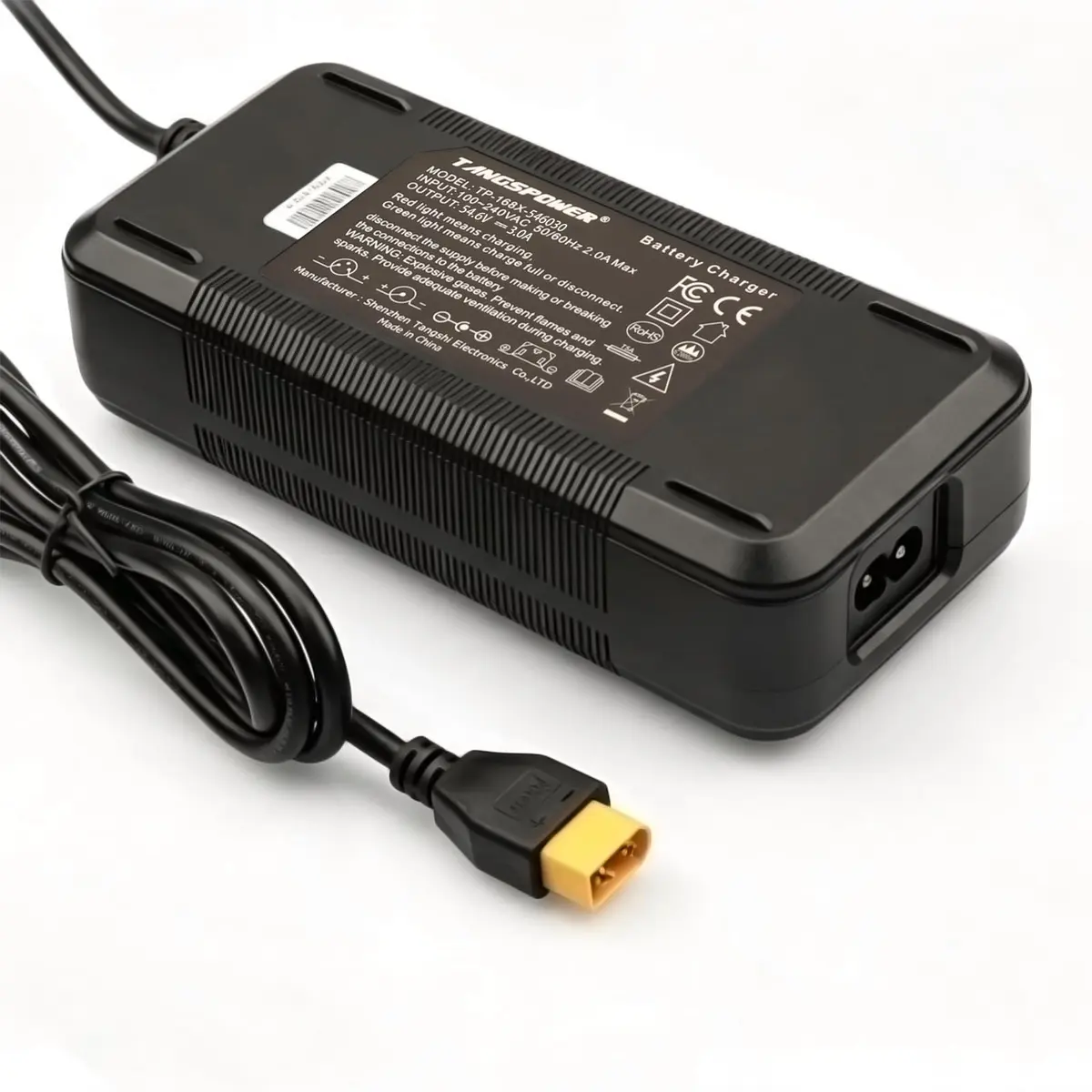 TANGSPOWER 54.6V 3A Lithium Battery Charger XT60 | Fast & Universal Power Supply - main product image