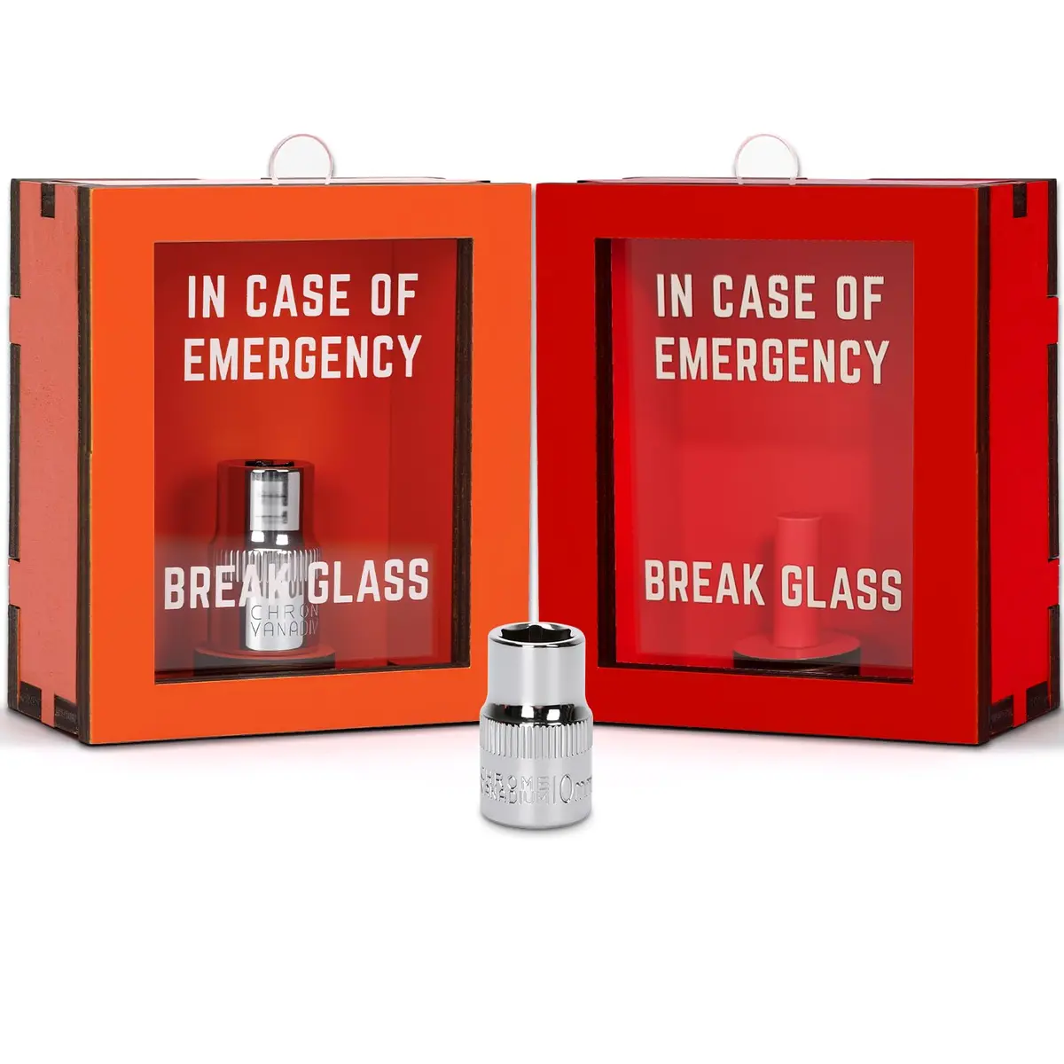 JULEASEL 10mm Emergency Socket Kit, 2 Pack Funny Car Guy Tool Gag Gifts Box | Humorous Garage Decor & Practical Tool - main product image