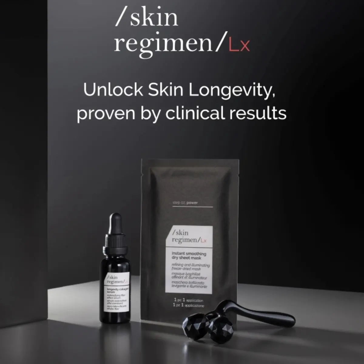 Skin Regimen Lx Jade Roller Massaging Firming Tool 67.7ml | Facial Contour & Tension Relief - view 6