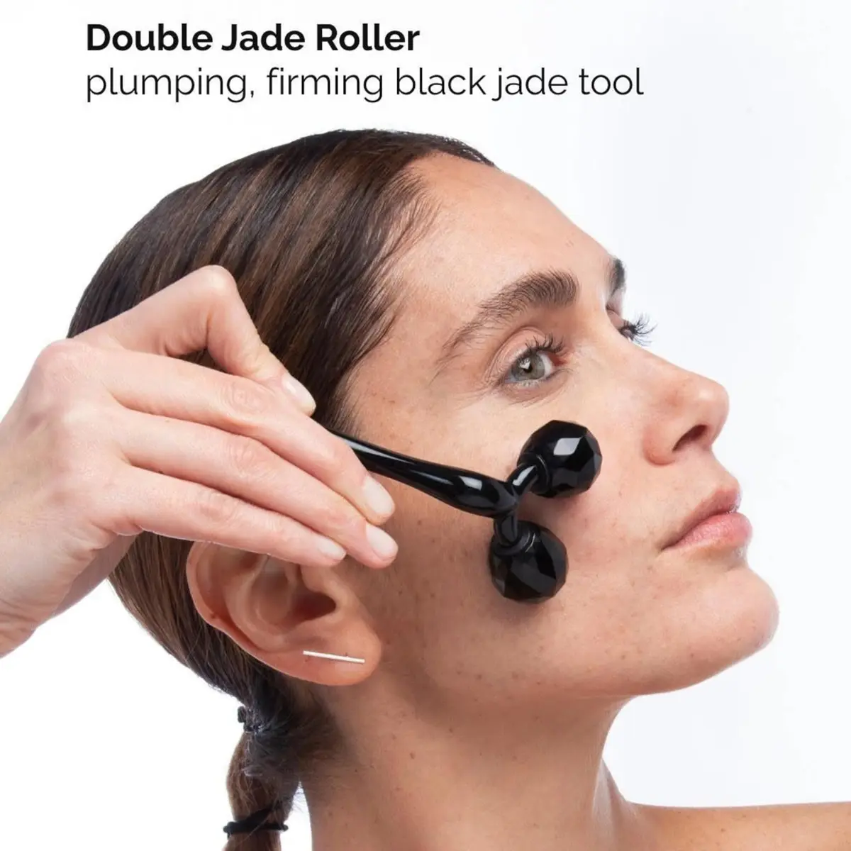 Skin Regimen Lx Jade Roller Massaging Firming Tool 67.7ml | Facial Contour & Tension Relief - view 2