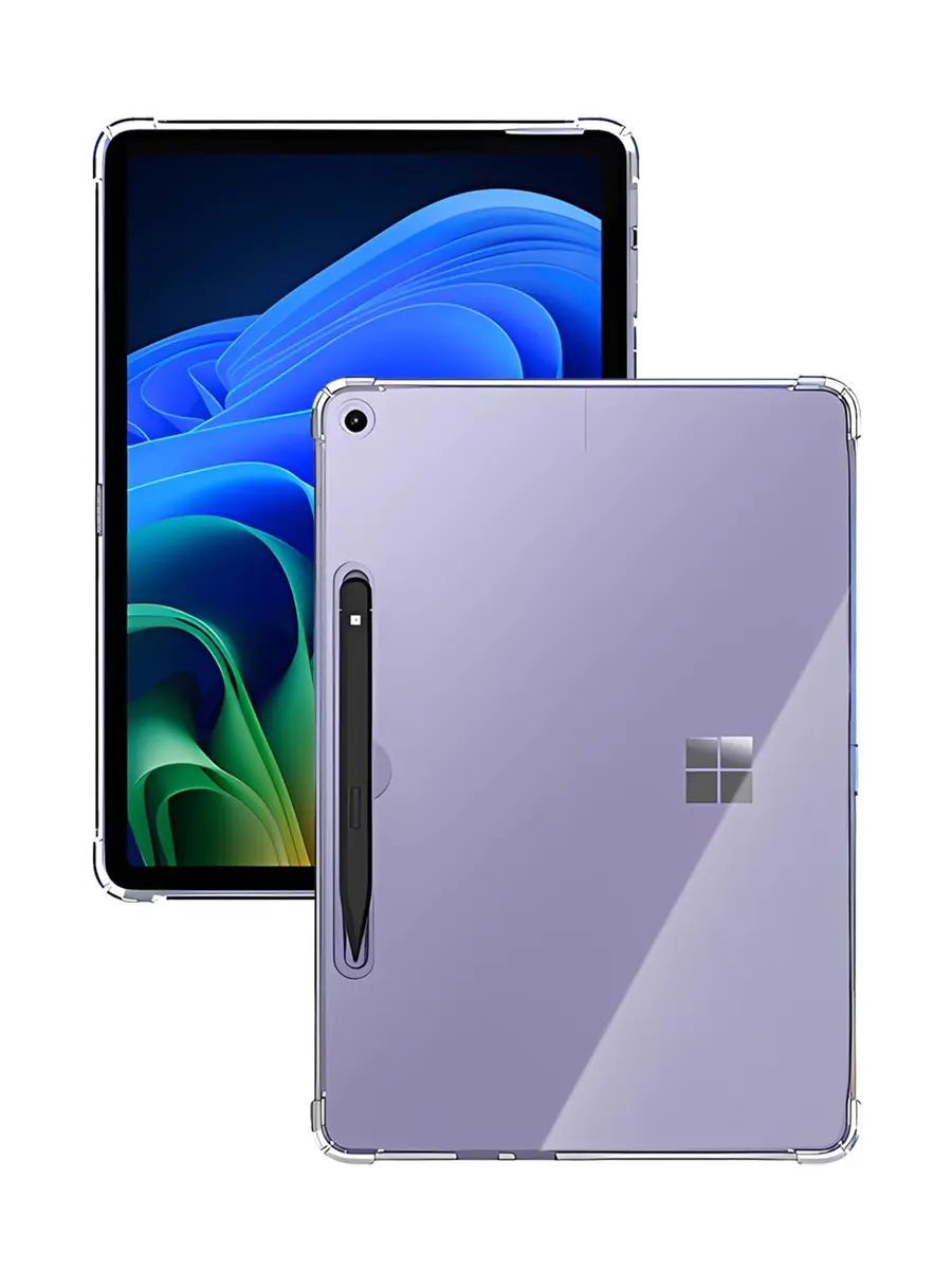 FJIASTB Clear Case for Microsoft Surface Pro 12 Inch 2025 | Transparent TPU Cover with Precise Cutouts - main product image