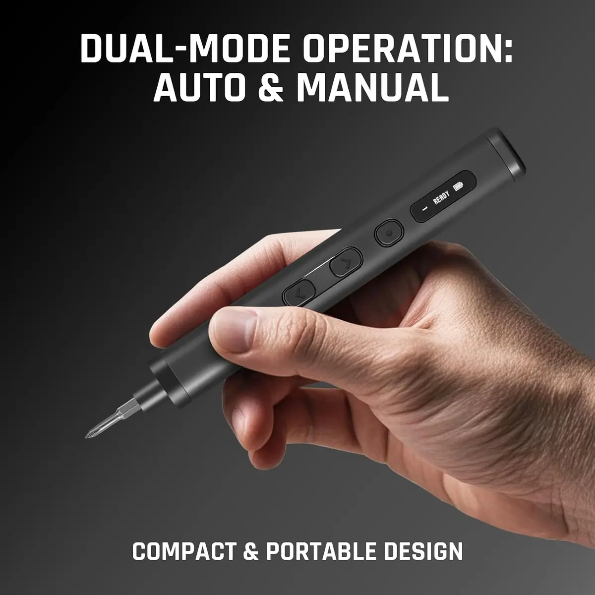 GRENPRO 78-in-1 Precision Cordless Electric Screwdriver with LED Display | 5-Speed, 0.1-0.5N·m Torque, 200RPM, USB-C - view 5