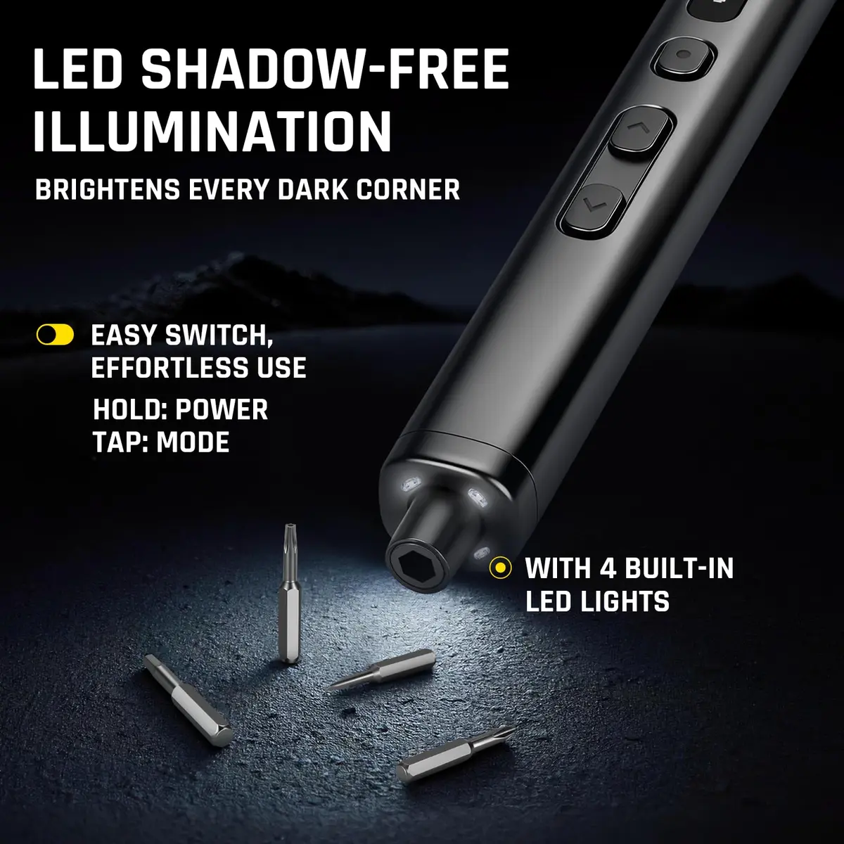 GRENPRO 78-in-1 Precision Cordless Electric Screwdriver with LED Display | 5-Speed, 0.1-0.5N·m Torque, 200RPM, USB-C - view 6