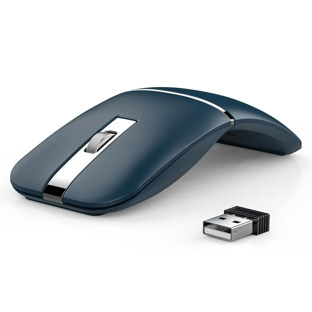 NYIEFADA Bluetooth Wireless Arc Travel Mouse 2.4G & Bluetooth 5.0 | Foldable, Rechargeable, Multi-Device - view 8