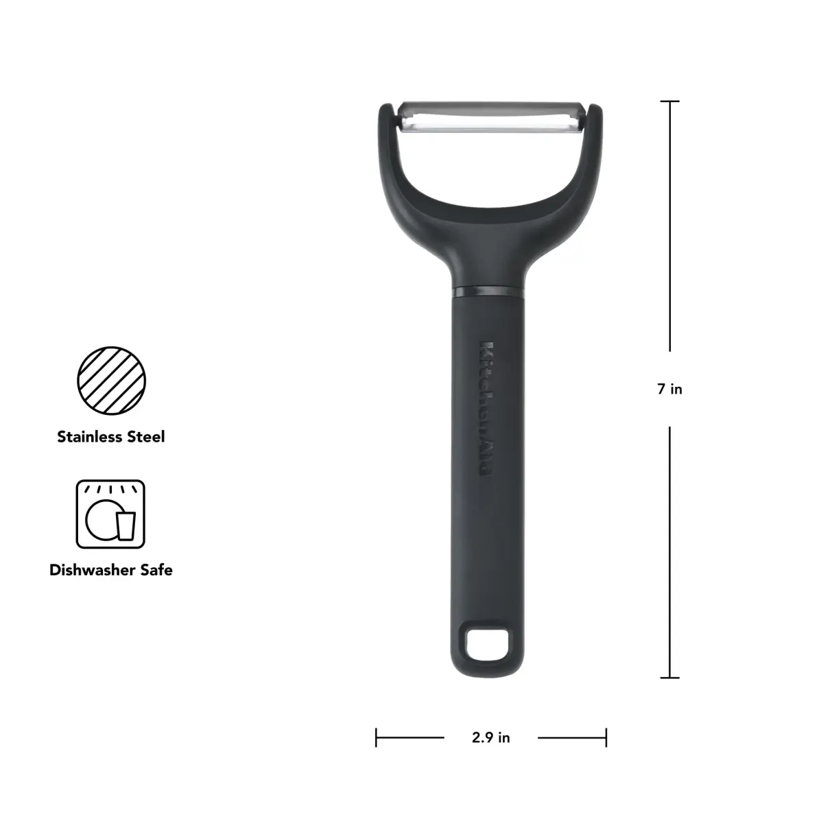 KitchenAid Y-Peeler 17.7 cm (7 Inch) | Stainless Steel Blade for Fruits & Vegetables - view 2