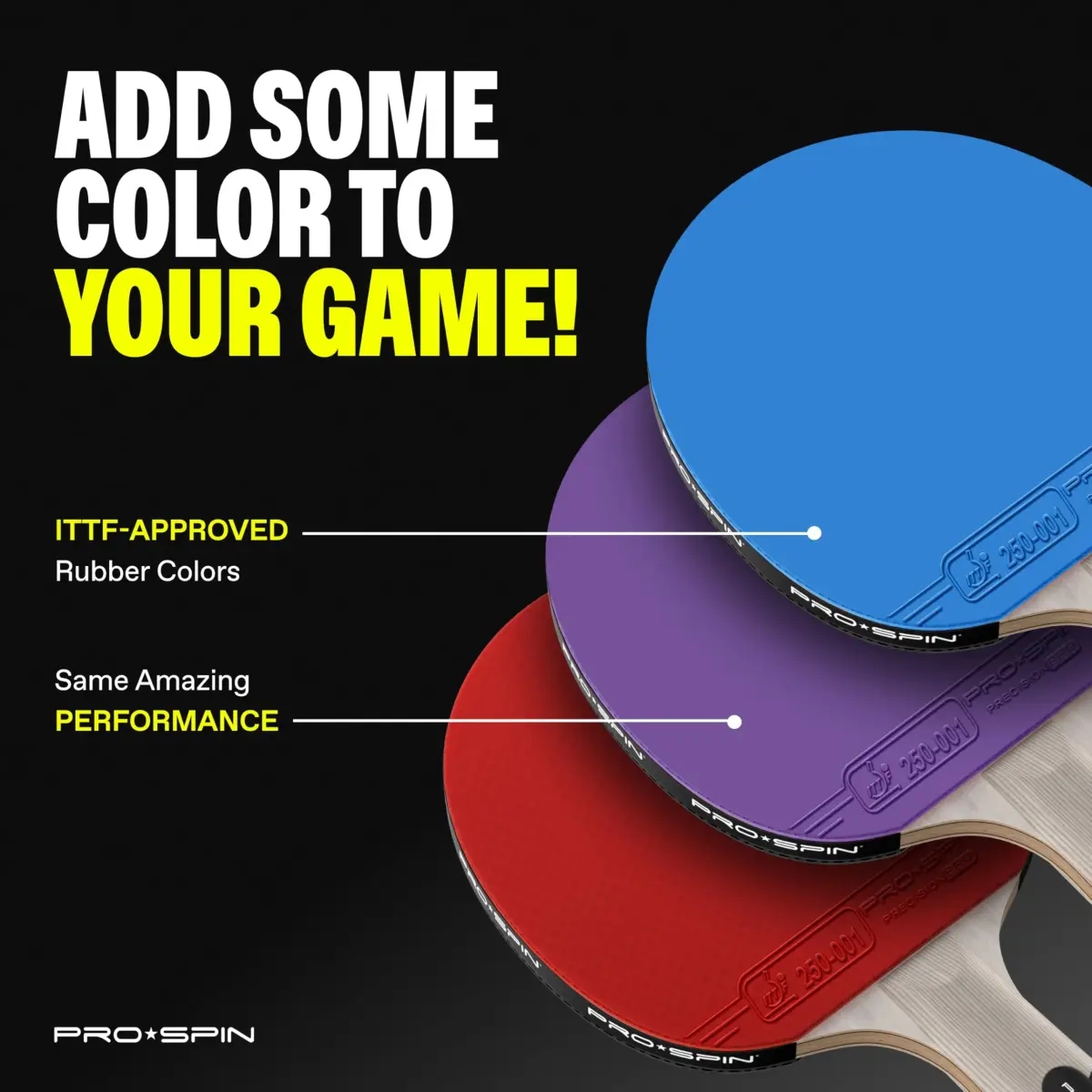 PRO-SPIN 4-Player Carbon Fiber Ping Pong Paddle Set with 8 ITTF-Approved Balls | Professional Quality Set for Spin & Control - view 6
