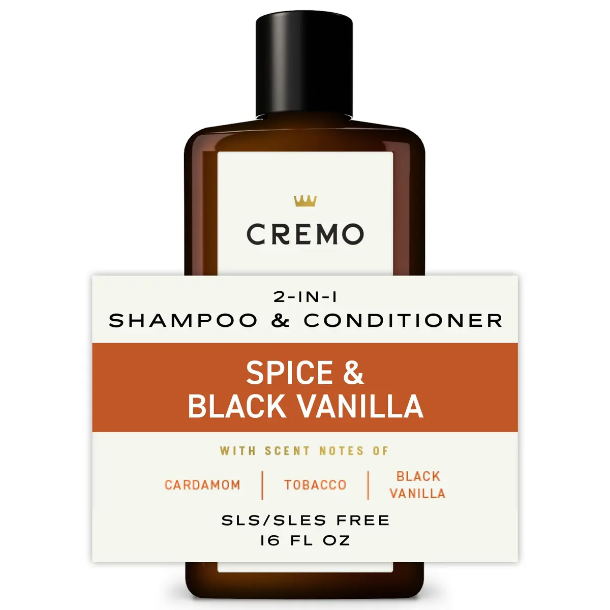 Cremo Spice & Black Vanilla 2-in-1 Shampoo & Conditioner for Men, 473ml (16 Fl Oz) | Hydrating Cleanse for All Hair Types - view 5