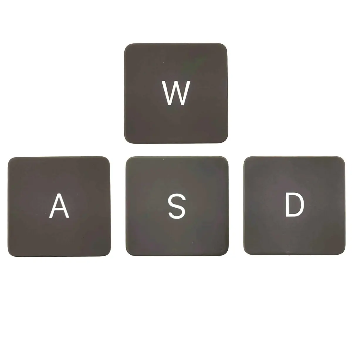 WWGTMC W A S D Keycap Set with Scissor Hinges for MacBook Pro M2 M3 M4 A2779 A3113 (US Layout, Black) - main product image