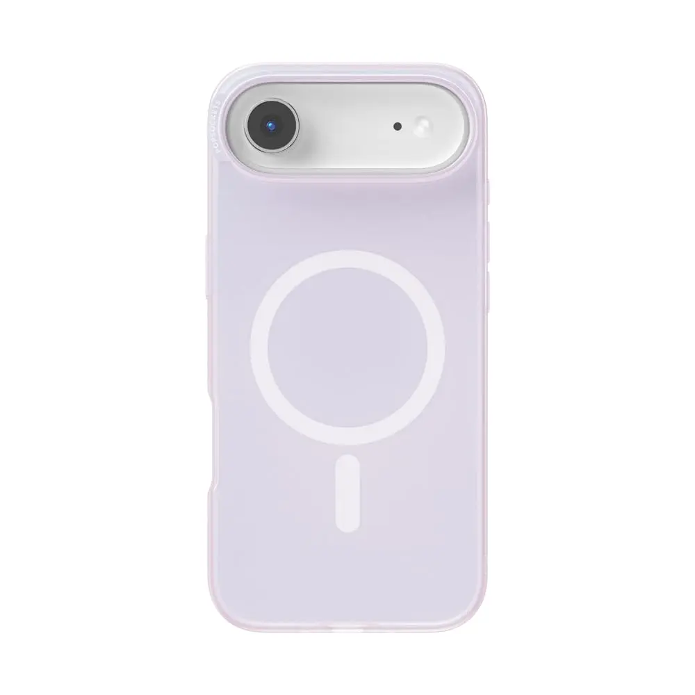 PopSockets iPhone 17 Air Phone Case with MagSafe Opalescent White | Slim, Drop-Resistant & Magnetic - main product image
